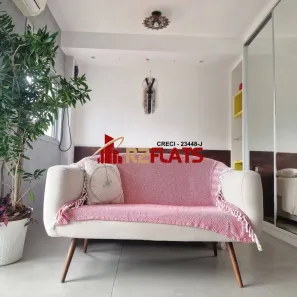 Apartamento com 1 Quarto para alugar, 33m² no Santo Amaro, São Paulo