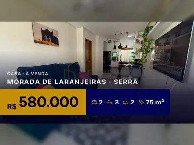 Casa com 2 Quartos à venda, 75m² no Morada de Laranjeiras, Serra