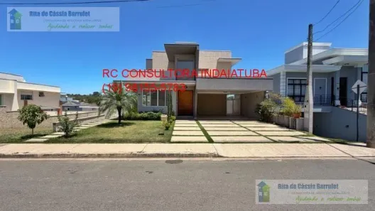Casa de Condomínio com 3 Quartos à venda, 420m² no Jardim Reserva Bom Viver de Indaiatuba, Indaiatuba