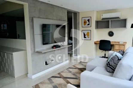 Apartamento com 1 Quarto para venda ou aluguel, 57m² no Vila Nova Conceição, São Paulo