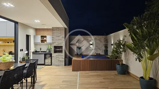 Casa de Condomínio com 3 Quartos à venda, 195m² no Jardins Nápoles, Senador Canedo