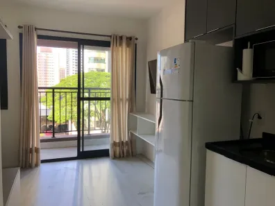 Apartamento com 1 Quarto para alugar, 37m² no Campo Belo, São Paulo