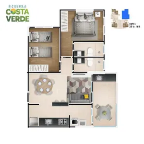 Apartamento com 2 Quartos à venda, 71m² no Centro, Mongaguá