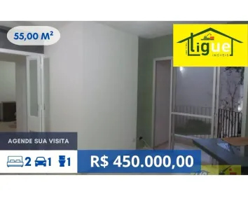 Apartamento com 2 Quartos à venda, 55m² no Vila Indiana, São Paulo