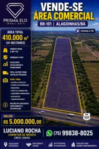 Lote/Terreno à venda, 410000m² no Centro, Alagoinhas