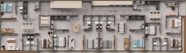 Apartamento com 3 Quartos à venda, 69m² no Aeroclube, João Pessoa