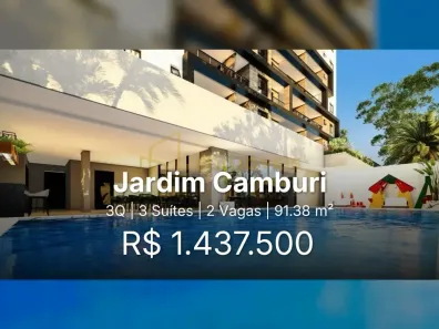 Apartamento com 3 Quartos à venda, 91m² no Jardim Camburi, Vitória