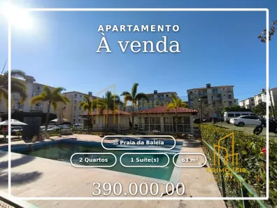 Apartamento com 2 Quartos à venda, 63m² no Praia da Baleia, Serra