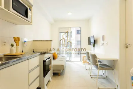 Apartamento com 1 Quarto para alugar, 28m² no Jardim Caravelas, São Paulo