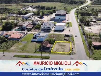 Lote/Terreno à venda, 450m² no Praia do Ervino, São Francisco do Sul