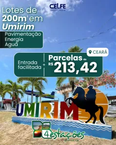 Lote/Terreno à venda, 200m² no , Umirim