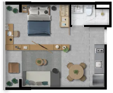 Apartamento com 1 Quarto à venda, 32m² no Pinheiros, São Paulo
