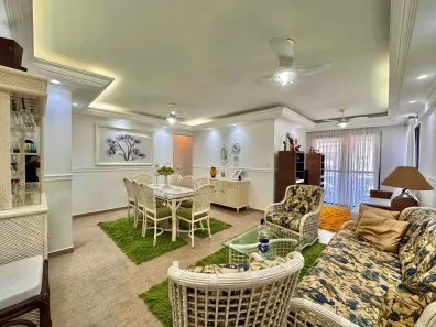 Apartamento com 3 Quartos à venda, 110m² no Loteamento João Batista Julião, Guarujá