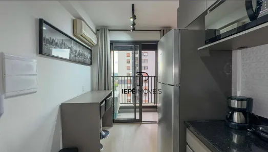 Apartamento com 1 Quarto para alugar, 25m² no Brooklin Paulista, São Paulo