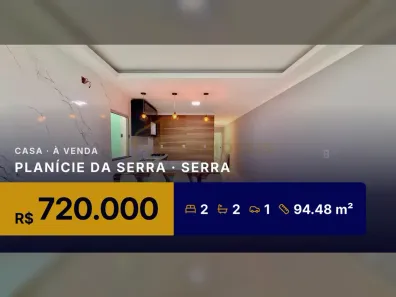 Casa com 2 Quartos à venda, 94m² no Planície da Serra, Serra