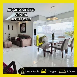 Apartamento com 3 Quartos à venda, 122m² no Santa Paula, São Caetano do Sul