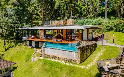 Casa de Condomínio com 4 Quartos à venda, 3000m² no Loteamento Veu da Noiva, Campos do Jordão