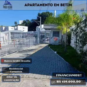 Apartamento com 2 Quartos à venda, 60m² no Parque das Indústrias, Betim