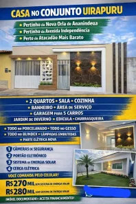 Casa com 2 Quartos à venda, 100m² no Icuí-Guajará, Ananindeua
