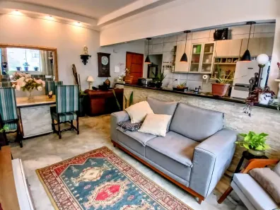 Apartamento com 2 Quartos para alugar, 90m² no José Menino, Santos