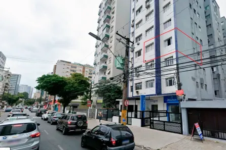 Apartamento com 2 Quartos à venda, 46m² no Embaré, Santos