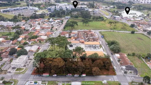 Lote/Terreno à venda, 3028m² no Jardim Busmayer, Campo Largo