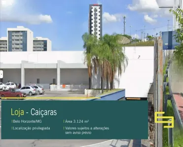 Ponto Comercial para alugar, 3124m² no Caiçaras, Belo Horizonte