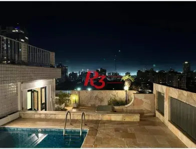 Cobertura com 4 Quartos à venda, 361m² no Ponta da Praia, Santos