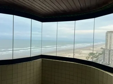 Apartamento com 3 Quartos para alugar, 86m² no Guilhermina, Praia Grande