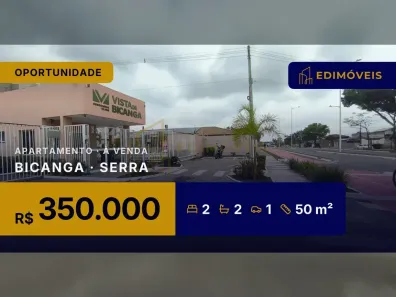 Apartamento com 2 Quartos à venda, 50m² no Bicanga, Serra