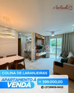 Apartamento com 2 Quartos à venda, 70m² no Parque Residencial Laranjeiras, Serra
