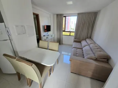 Apartamento com 1 Quarto para alugar, 31m² no Tambaú, João Pessoa