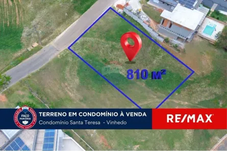 Lote/Terreno à venda, 810m² no Terras de Santa Teresa, Itupeva