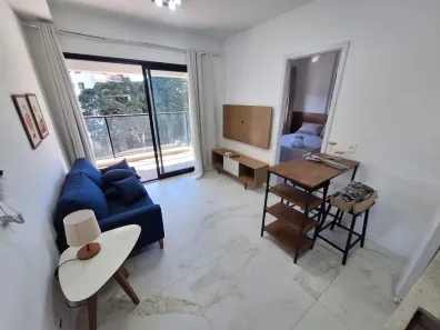 Apartamento com 1 Quarto para alugar, 40m² no Indianópolis, São Paulo