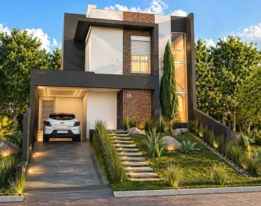 Casa de Condomínio com 3 Quartos à venda, 135m² no Cocão, Viamão