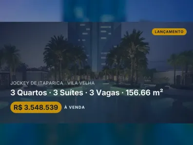 Apartamento com 3 Quartos à venda, 156m² no Jockey de Itaparica, Vila Velha