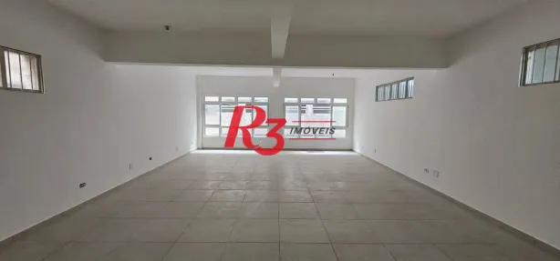 Sala Comercial para alugar, 100m² no Pompéia, Santos