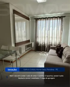 Apartamento com 2 Quartos para alugar, 55m² no Centro, Petrolina