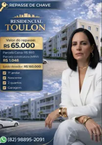 Apartamento com 2 Quartos à venda, 38m² no Tabuleiro do Martins, Maceió
