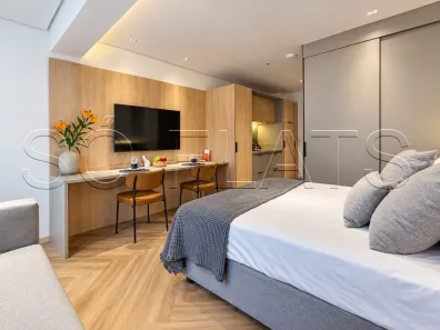 Apartamento com 1 Quarto para alugar, 26m² no Cerqueira César, São Paulo