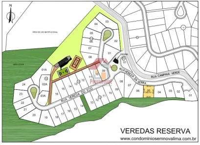 Lote/Terreno à venda, 780m² no Campo do Pires, Nova Lima