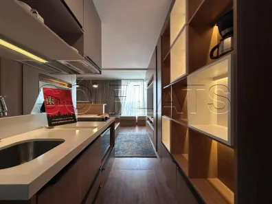 Flat com 1 Quarto para alugar, 35m² no Real Parque, São Paulo