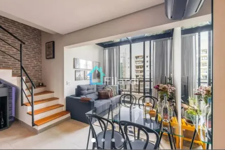 Apartamento com 1 Quarto para venda ou aluguel, 50m² no Pinheiros, São Paulo