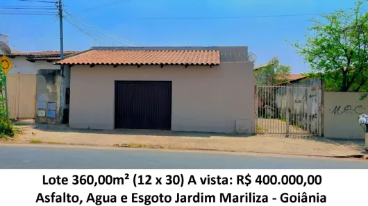 Lote/Terreno à venda, 360m² no Jardim Mariliza, Goiânia