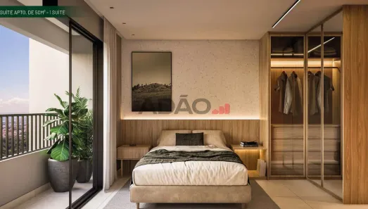 Apartamento com 1 Quarto à venda, 51m² no Setor Pedro Ludovico, Goiânia
