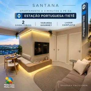 Apartamento com 2 Quartos à venda, 40m² no Santana, São Paulo