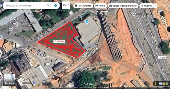Lote/Terreno à venda, 2329m² no Dona Clara, Belo Horizonte