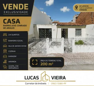 Casa com 2 Quartos à venda, 200m² no José Conrado de Araújo, Aracaju