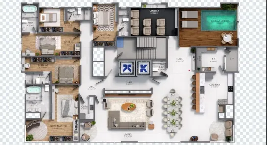 Cobertura com 5 Quartos à venda, 353m² no , Itapema
