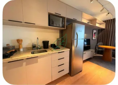 Apartamento com 1 Quarto para alugar, 24m² no Campo Belo, São Paulo